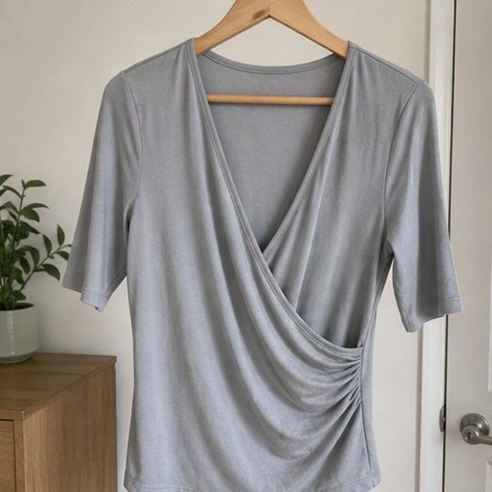 Lilac Puff Sleeve Top